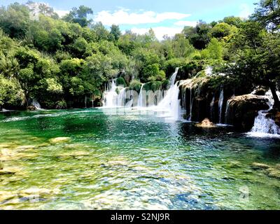 Parco Nazionale di Krka, Croazia Foto Stock