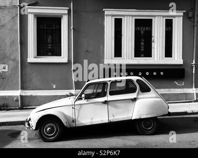 In vecchio stile Citroen auto Beirut Libano Medio Oriente Foto Stock