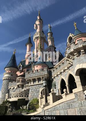 Disneyland princess Castle - Parigi Francia Foto Stock