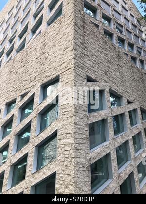 Architettura esterna di Edmonton City Hall Foto Stock