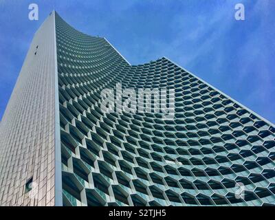 Architettura moderna in Singapore Sud Est asiatico Foto Stock