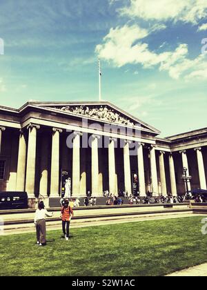 Il British Museum di Londra, Inghilterra, Regno Unito. Foto Stock