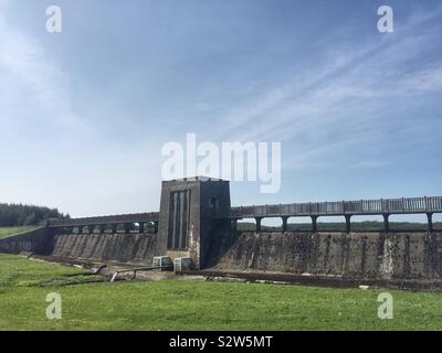 Serbatoio Cefni, Llyn Cefni, Llangefni, Anglesey, Galles del Nord Foto Stock