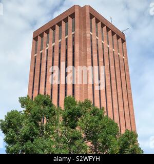 W. E. B. Du Bois biblioteca, University of Massachusetts Amherst, Amherst, Massachusetts, Stati Uniti Foto Stock