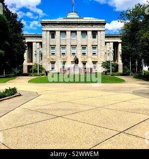 Raleigh North Carolina State Capitol Building Foto Stock