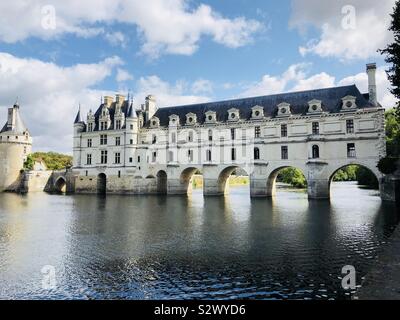 Chateau de Chenonceau in Francia Foto Stock