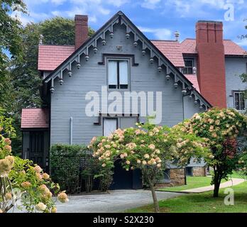 Dettaglio, Kingscote, Newport, Rhode Island, Stati Uniti Foto Stock