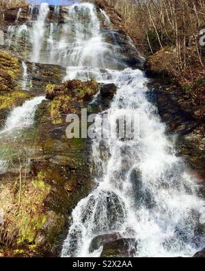 Amicalola Falls Dawsonville in Georgia negli Stati Uniti. Foto Stock