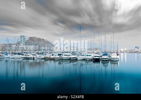 Puerto de Alicante, Spagna Foto Stock