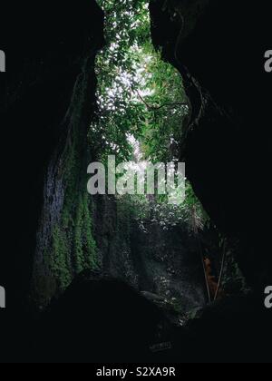 Tukad Cepung cascata Bali Indonesia Foto Stock