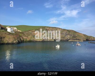 Port Isaac, Cornwall, Aprile 2019 Foto Stock