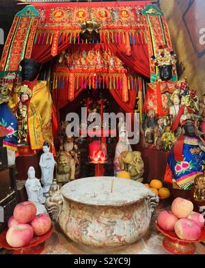 Hung Shing tempio di Wan Chai, Hong Kong. Foto Stock