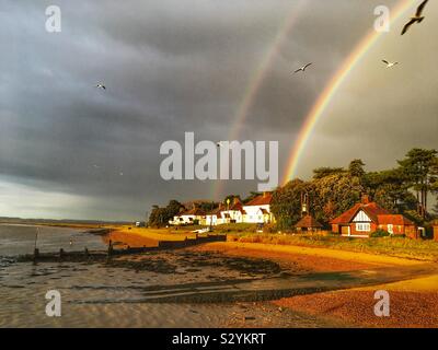 Traghetto Bawdsey Suffolk in Inghilterra Foto Stock