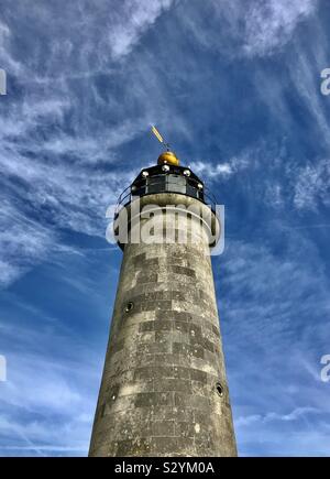 Shoreham harbour lighthouse, Shoreham-da-Mare, West Sussex, Inghilterra meridionale, Regno Unito Foto Stock