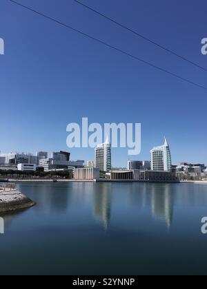 Vasco de Gama shopping mall, Lisbona, Portogallo Foto Stock