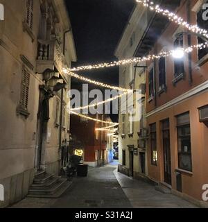 Koper nel dicembre Foto Stock