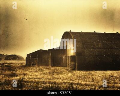 Airbase dell'era della Guerra fredda Foto Stock