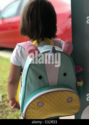 Primo Giorno Di Scuola Foto Stock