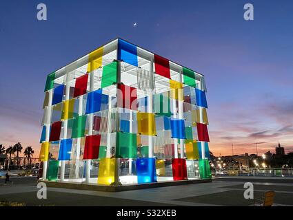 Centro Pompidou Malaga, Gennaio 2020 Foto Stock