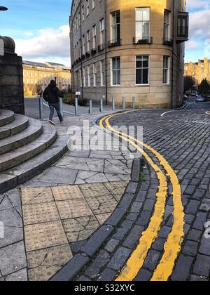 Scena della via Foto Stock