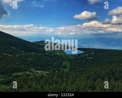 Incredibile paesaggio della montagna Pirin in Bulgaria Foto Stock