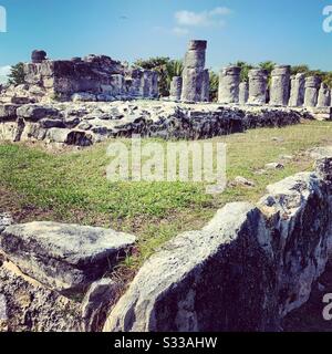 Sito Archeologico Di El Rey, Cancun, Quintana Roo, Messico Foto Stock