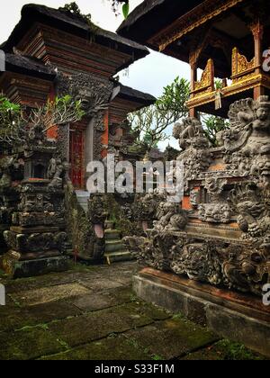 Pura Dalem, Bentuyung Sakti, Vicino A Ubud, Bali, Indonesia Foto Stock