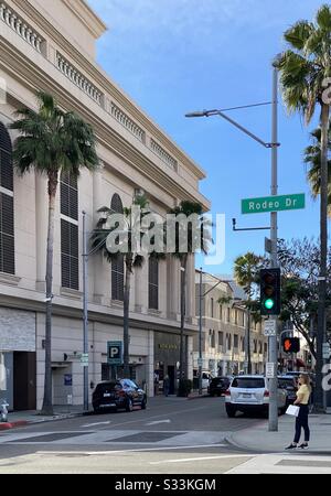 Rodeo Drive Los Angeles, California Foto Stock