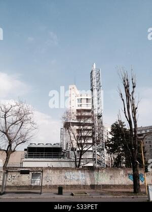 Sistema di ventilazione presso l'ospedale San Carlo di Milano, Italia, 2018. Foto Stock