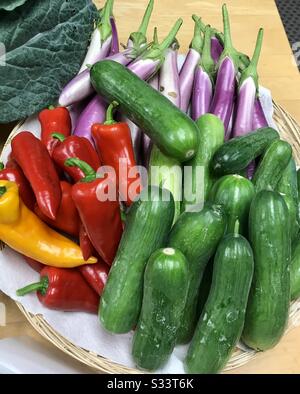 Assortimento di verdure Foto Stock
