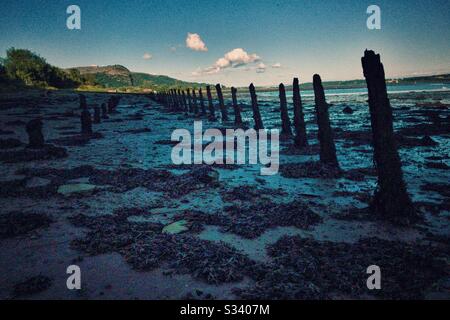 Fiume Clyde A Dumbarton, Scozia Foto Stock