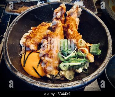 Tempura di alghe nori