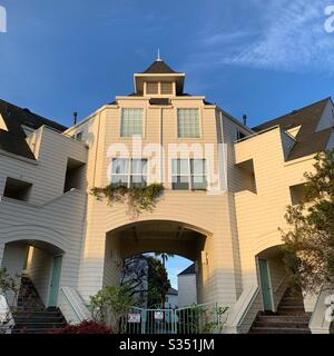 Condominio edificio, 200 West Cliff Drive, Santa Cruz, California, Stati Uniti Foto Stock