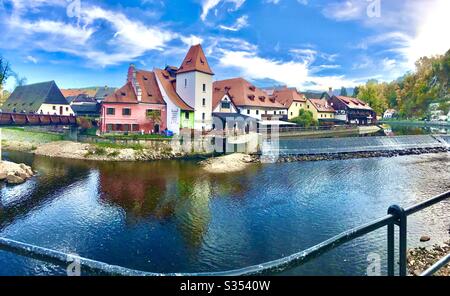 Cesky Krumlov Czechia Foto Stock