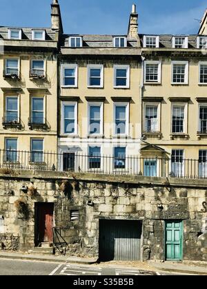 Bath in Lockdown: London Street - Somerset, Inghilterra 2020 Foto Stock