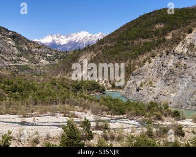 Châteauroux-les-Alpes Foto Stock