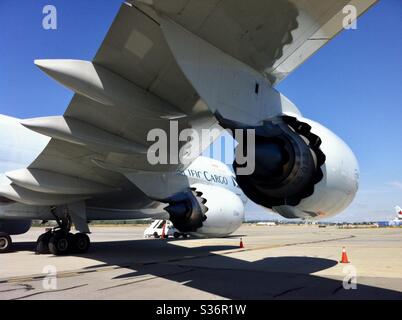 Cathay Pacific Boeing 747-800. Foto Stock