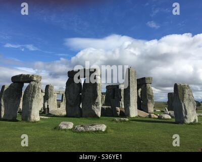 Assunzione di Stonehenge Foto Stock