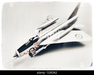 Hasegawa 1/72 scala BAE Lightning F6 modello Foto Stock