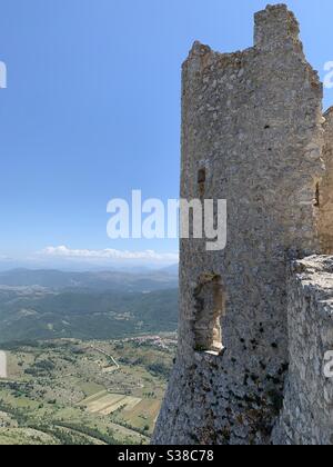 Castello di Rocca Calascio, Italia. Foto Stock