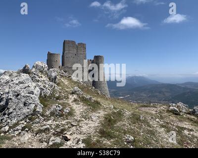 Rocca Calascio, Italia. Foto Stock