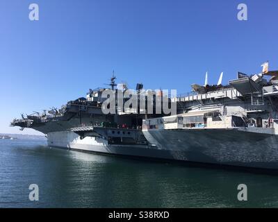 USS Midway Museum di San Diego in California Foto Stock