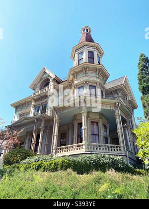 Flavel casa museo di Astoria, Oregon. Foto Stock