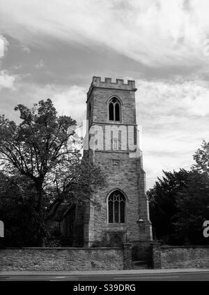 St John's & St Leonard's Parish Church, Bedford, Bedfordshire, Inghilterra, Regno Unito Foto Stock