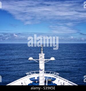 Nave da crociera che naviga nel Mare del Nord. Foto Stock