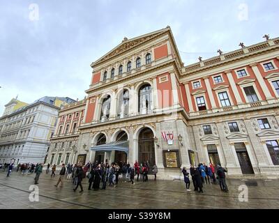 Musikverein Concert Hall a Vienna, Austria Foto Stock