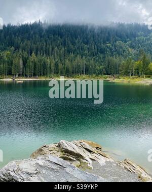 Lago di Caumasee a Flims, Svizzera Foto Stock