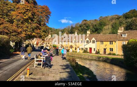 Castello Combe villaggio Foto Stock