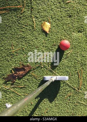 Minigolf Foto Stock