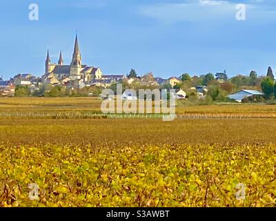 Le Puy-Notre-Dame città Maine-et-Loire Francia Foto Stock